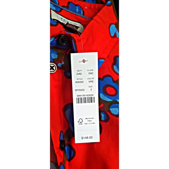 25. J.Crew Classic-fit shirt in lattice floral - Picture 4 of 5